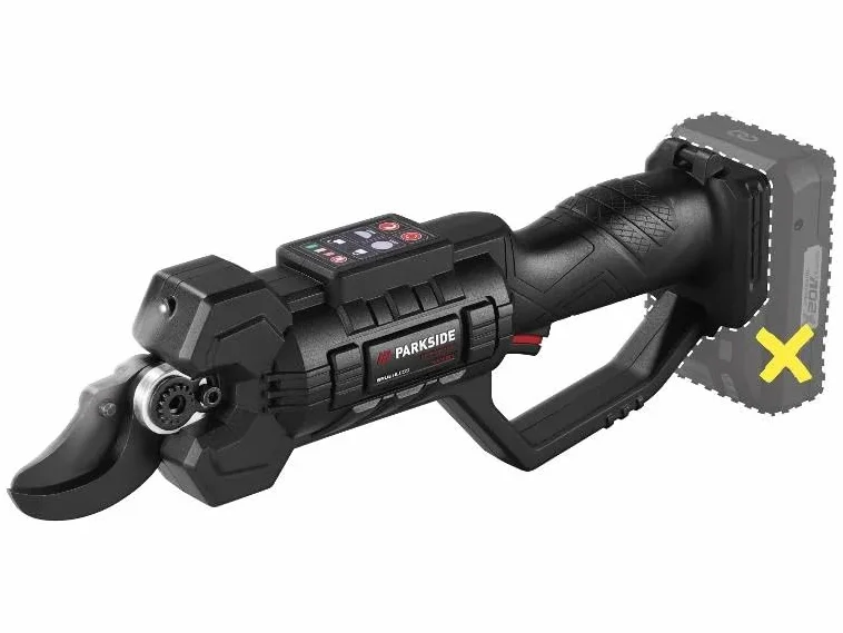 PARK SIDE PERFORMANCE Coupe-Branches Sans Fil 20 V PPAAS 20-Li - Sécateur Électrique Jardin Compatible X20V Team