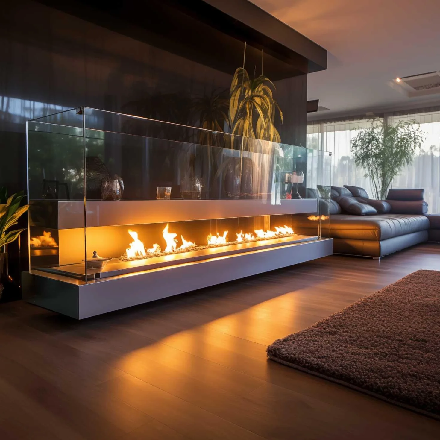 Bioéthanol 80% 5 L Effet Grillage Cheminée Feu Décoratif Intérieur Extérieur