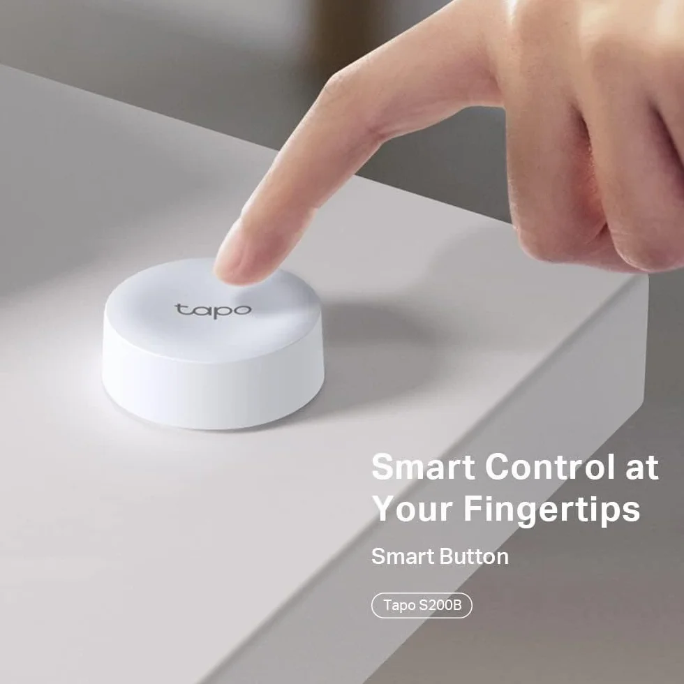 Tapo S200B Bouton Interrupteur Gradateur Intelligent Sans Fil, Compatible Alexa Google Home