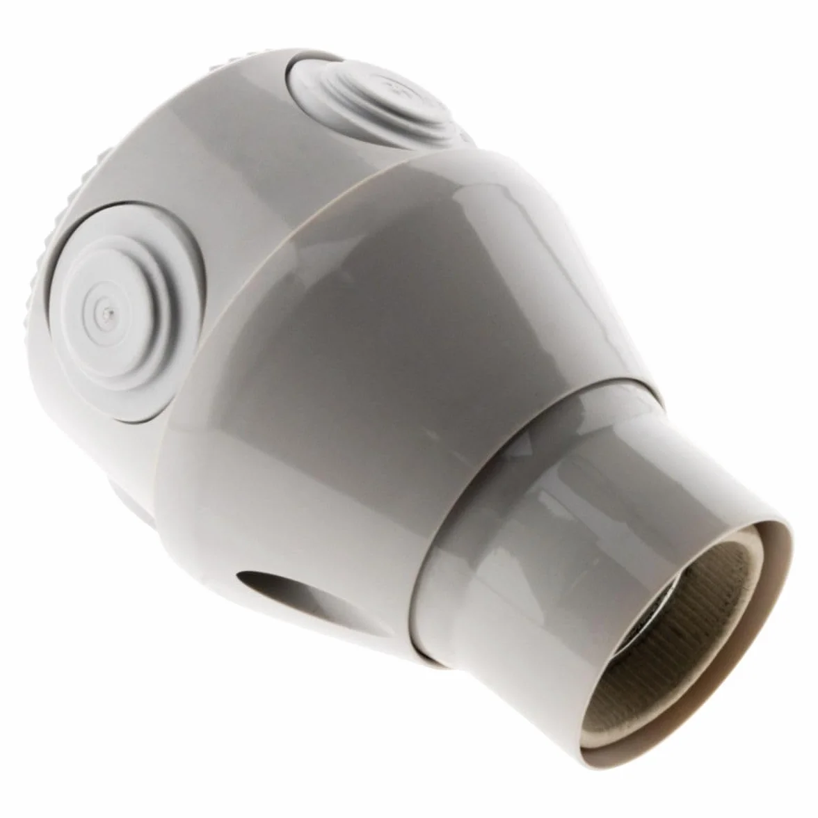 Zenitech Douille orientable E27 blanc
