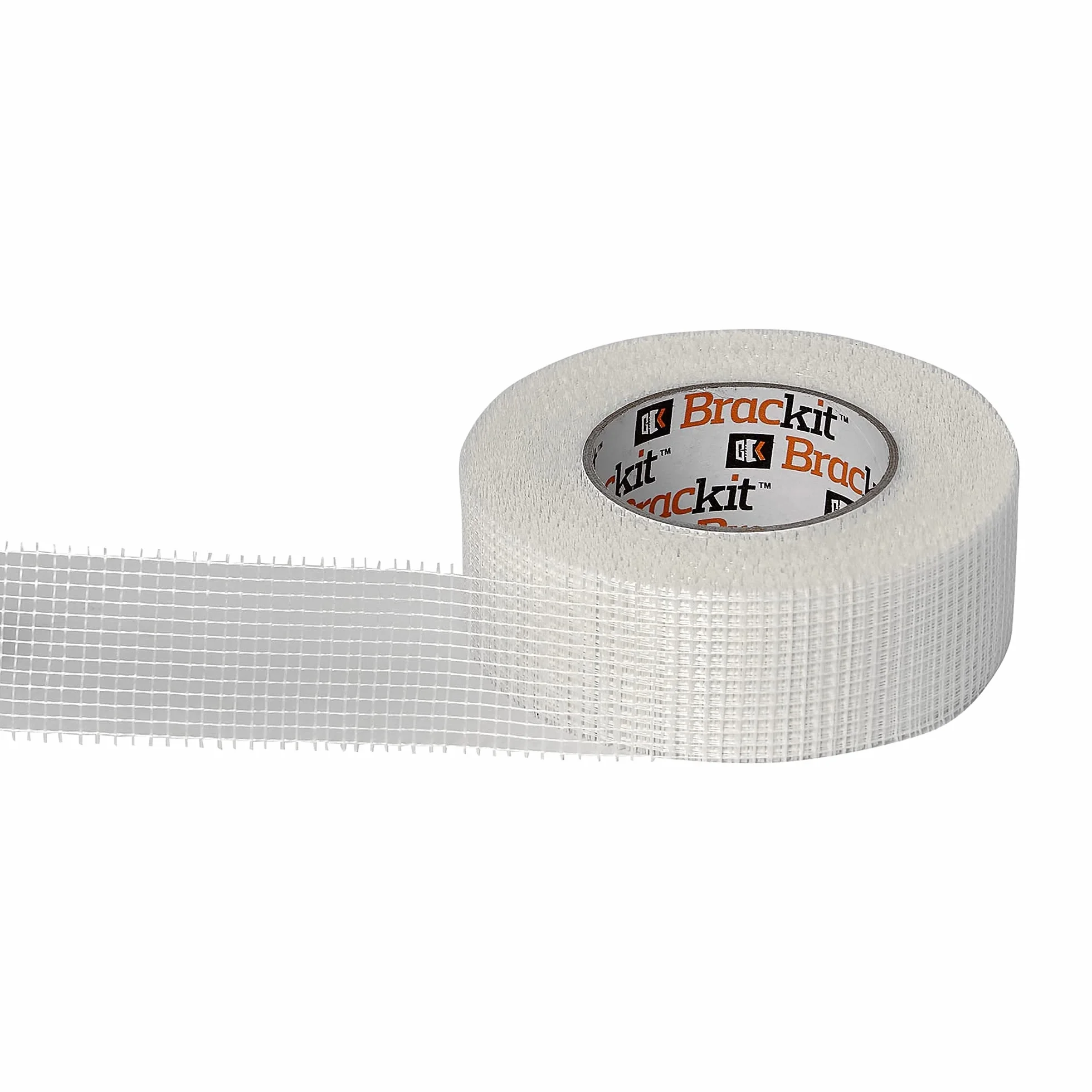 Brackit Ruban adhésif en fibre de verre 48 mm x 50 m Lot de 3 rouleaux blanc pour plaques de plâtre