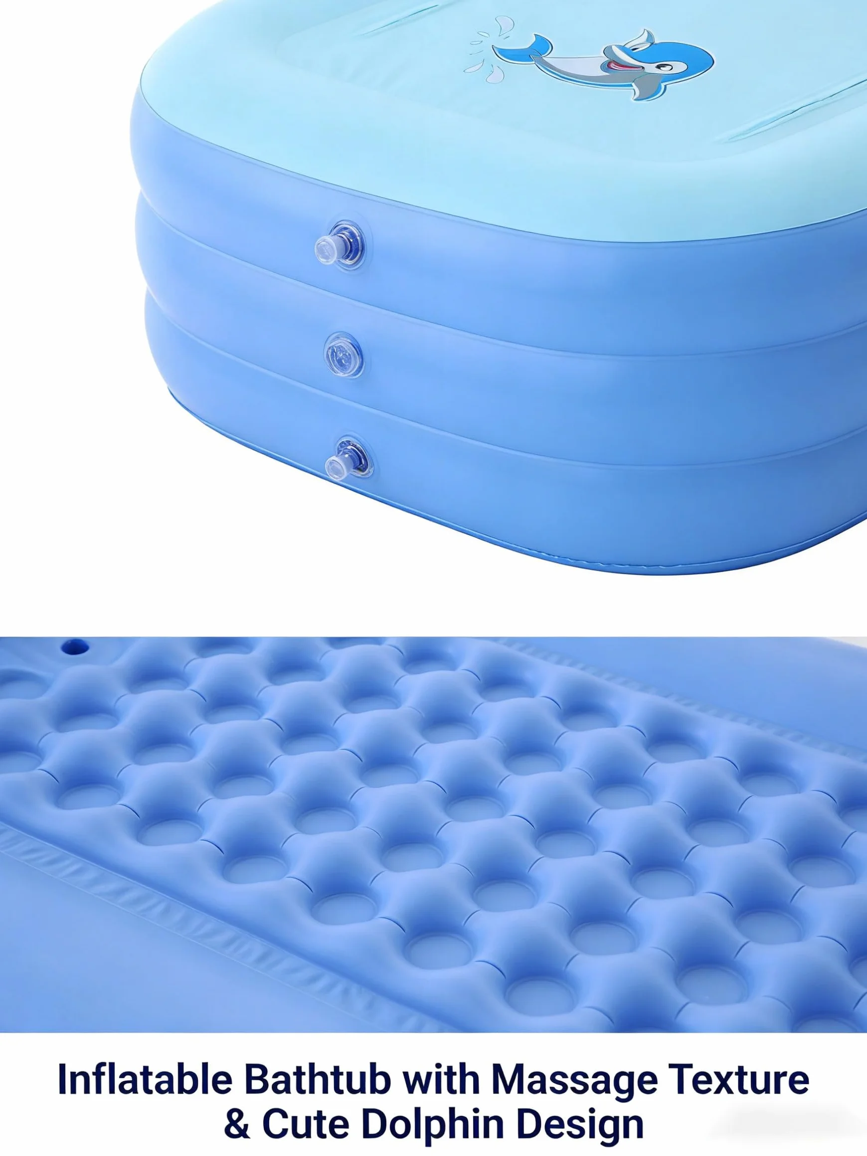 Baignoire gonflable adulte grande taille pompe électrique 3 chambres pliable portable intérieur extérieur spa camping