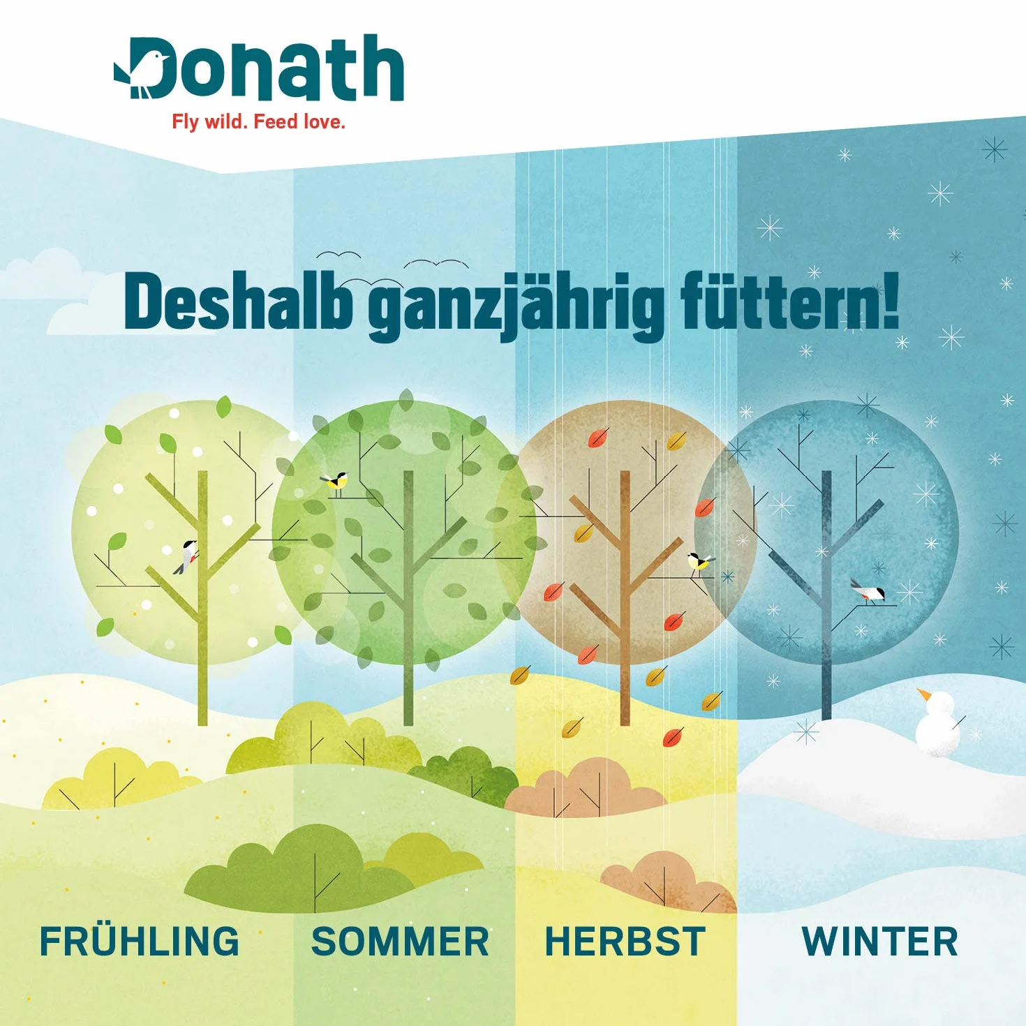Donath Boules d'Energie Insectes sans Net 50 Unités