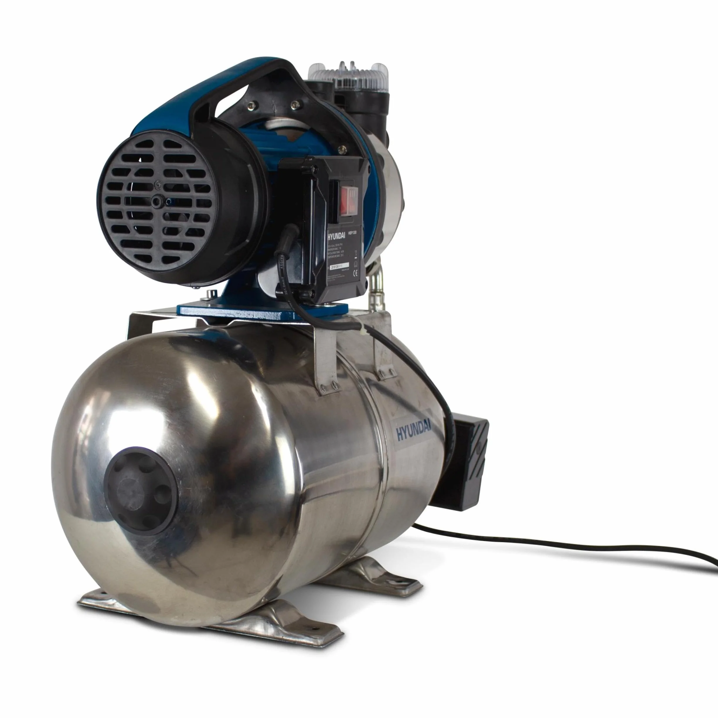 HYUNDAI HBP1300 Surpresseur 1300 W 24 L 4500 L/h Moteur induction Eaux claires