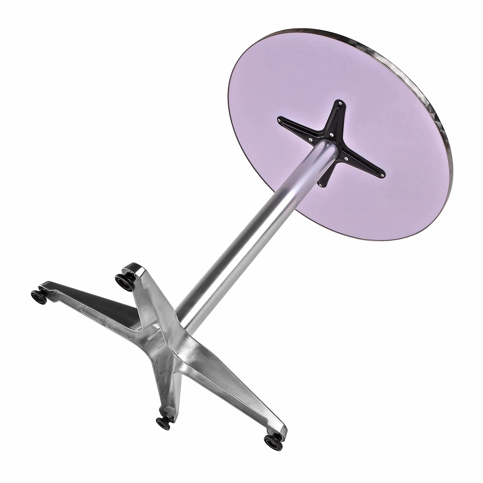 Table de bistrot ronde aluminium 60 cm hauteur 70 cm