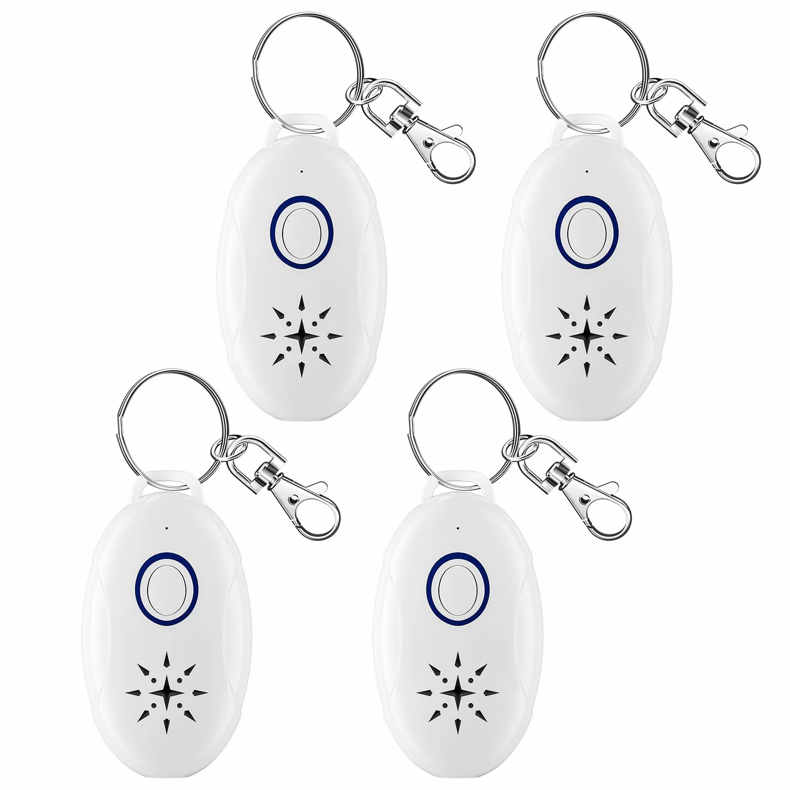 Répulsif À Ultrasons 4 Pack - Anti Moustique Ultrason Portable Rechargeable Électronique USB De Charge Le Camping Extérieur/Intérieur Contre Les Insectes Anti, Fourmis, Araignées