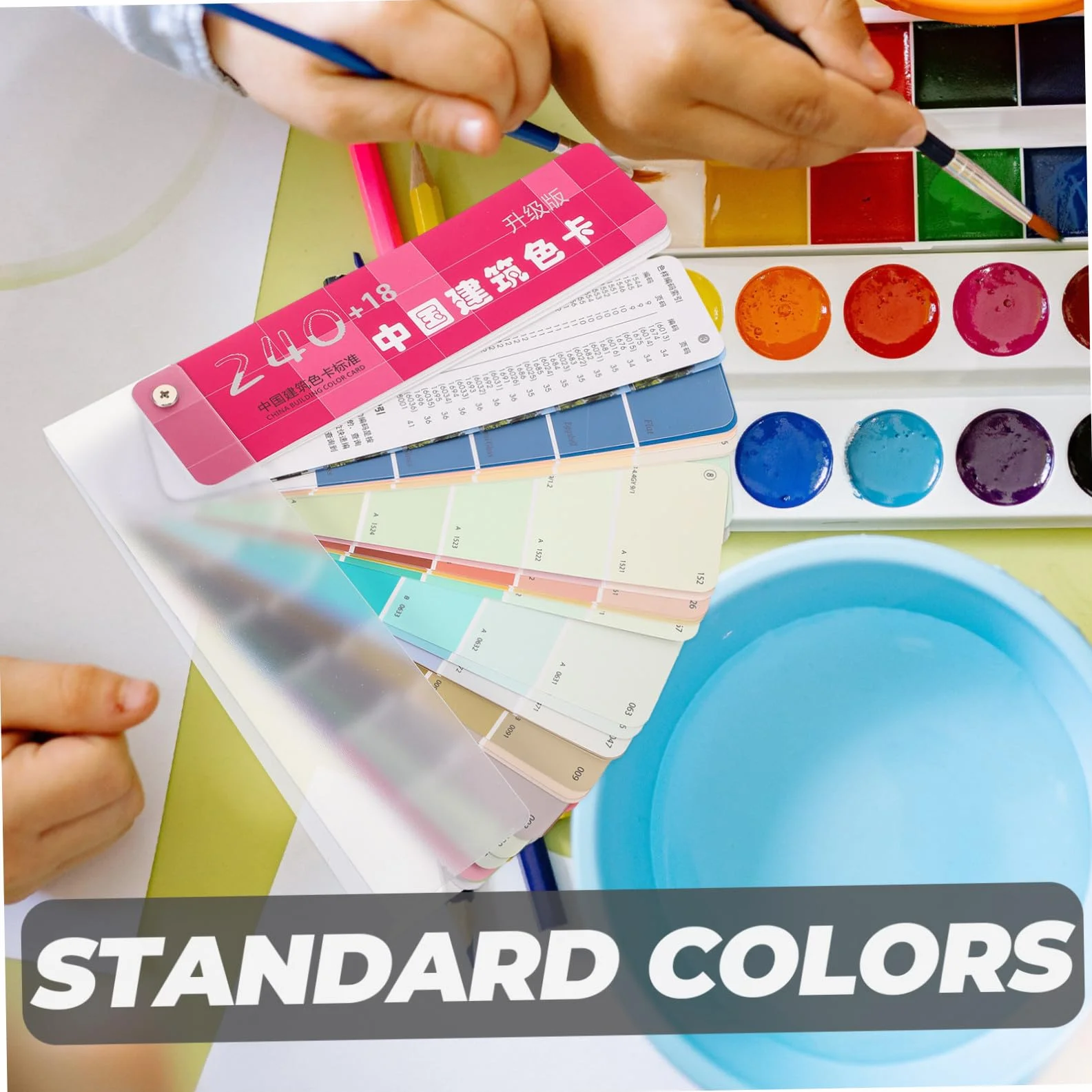 Palette Portable Cartes de Couleur de Peinture Architecture 258 Nuances Outil de Correspondance des Couleurs pour Artistes