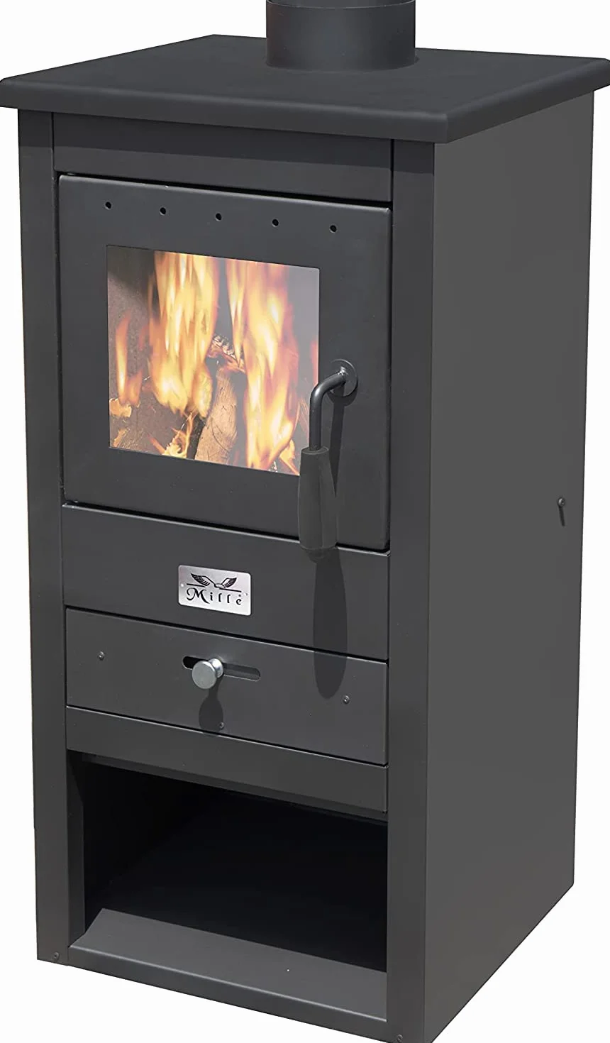 Poêle à bois et charbon ATHENA 13 kW 44 x 45 x 94 cm