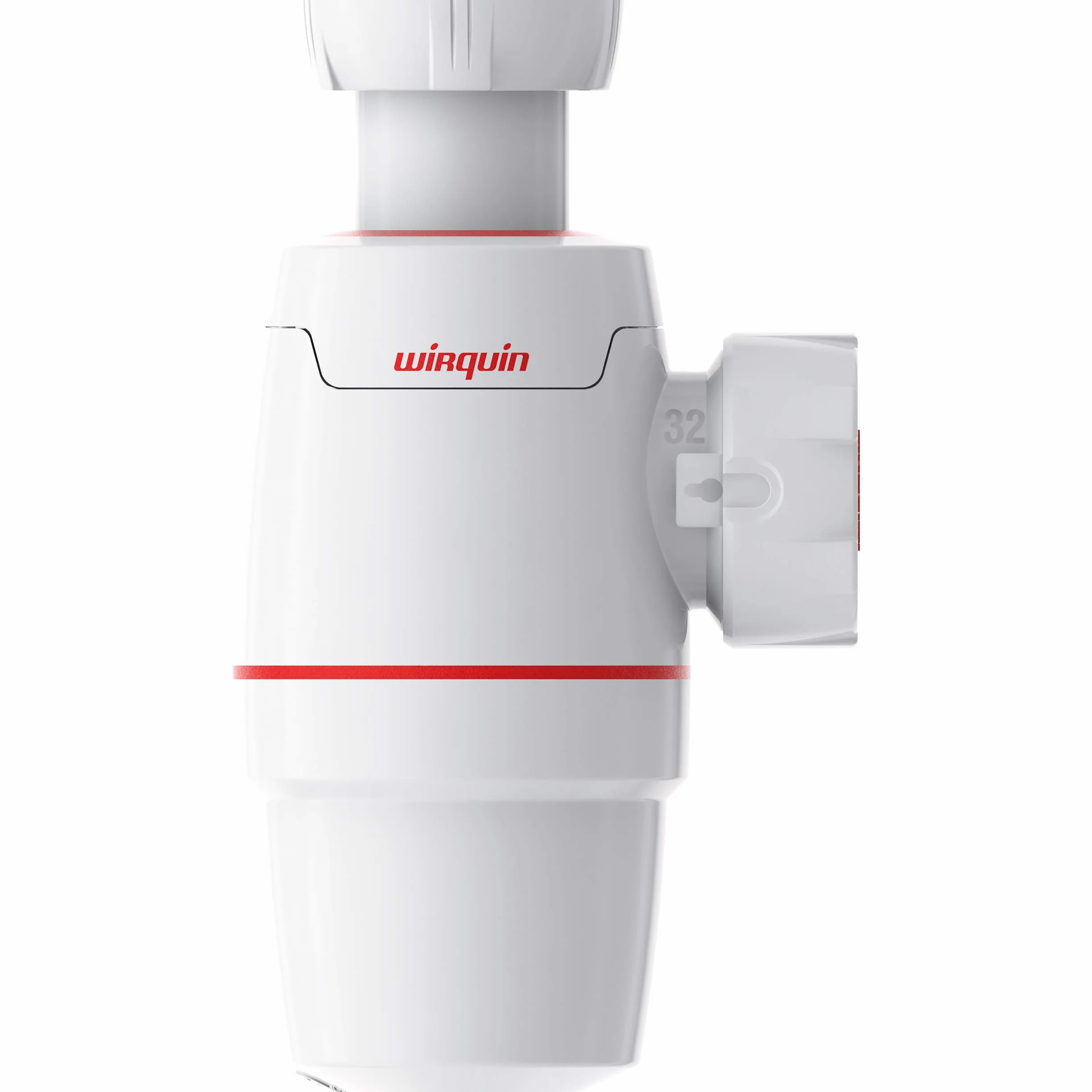 Wirquin Siphon lavabo Néo blanc Ø32 réglable compact