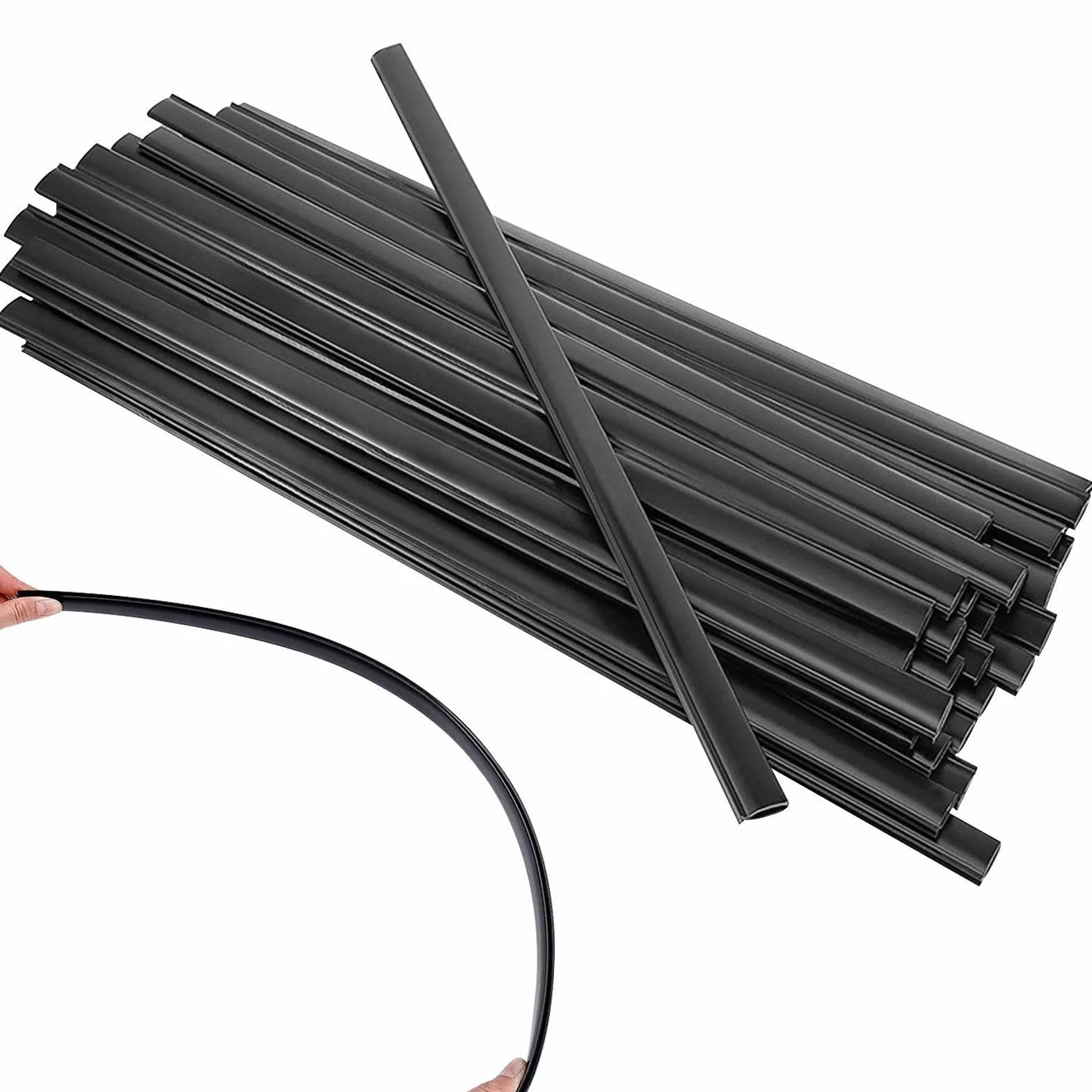 Bandes de margelle PE 61 cm pour piscine creusée - Clips d'adaptation réutilisables