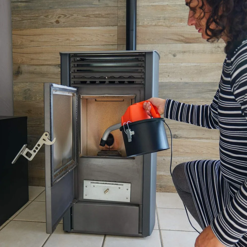 Aspirateur à cendres 800W 4L pour poêle à granulés avec embouts