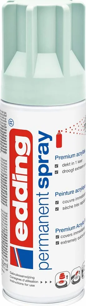 Edding 5200 spray permanent menthe douce mat 200 ml peinture acrylique aérosol