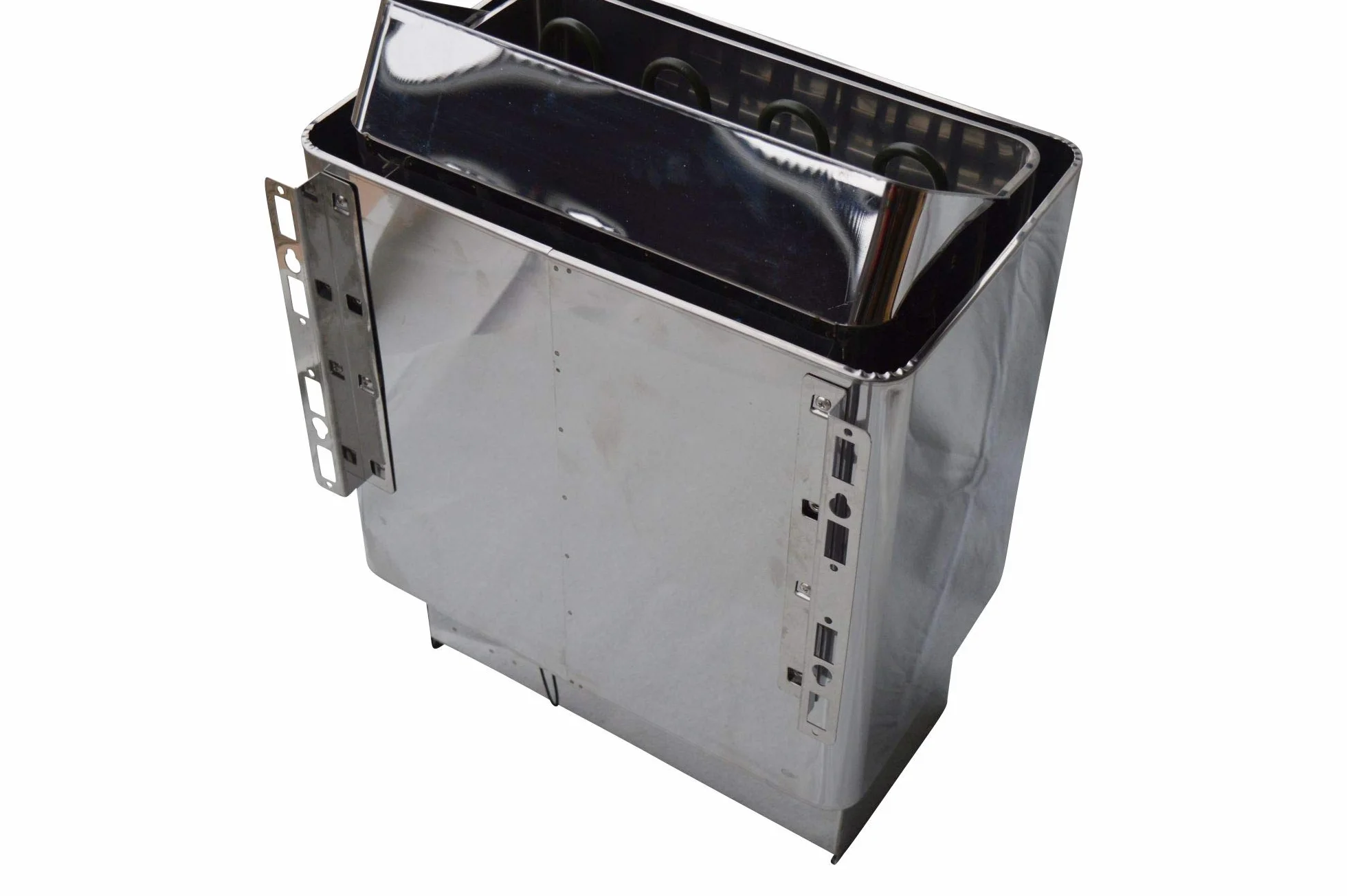 Poêle de sauna électrique 4,5 kW acier inoxydable commande intégrée