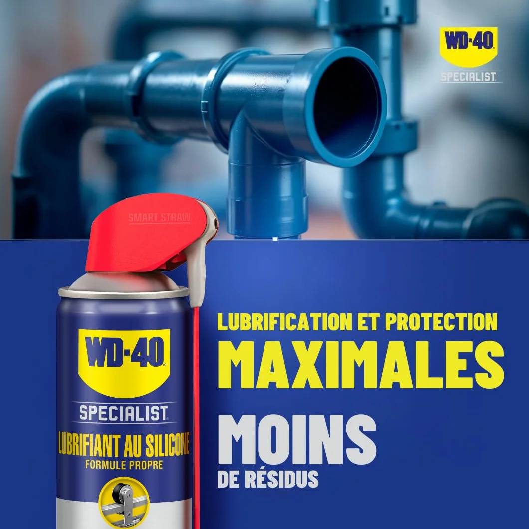 WD-40 Specialist Lubrifiant Au Silicone Spray Double Position 250 ML