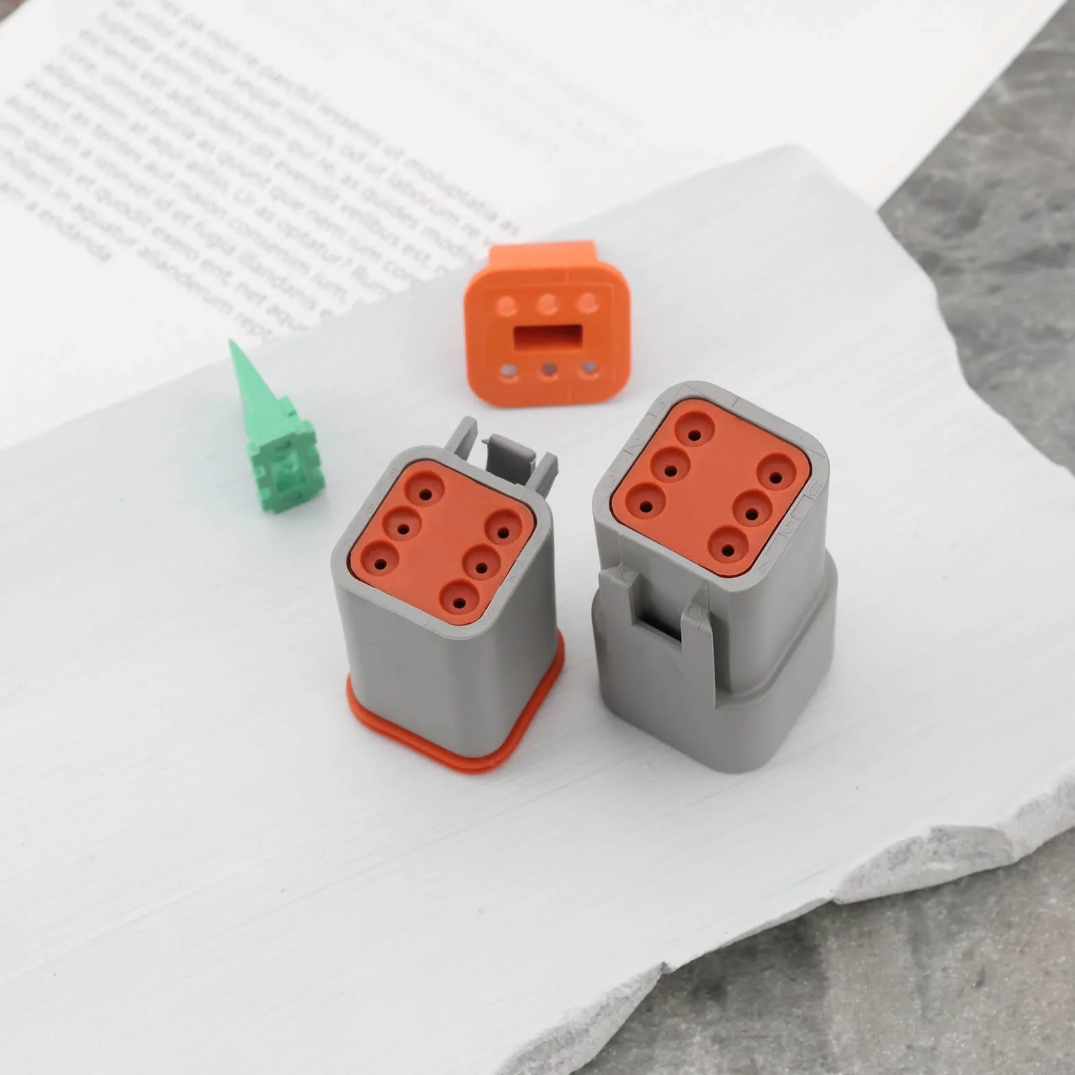 Kit de Connecteurs électriques étanches 6 Broches DT04-6P DT06-6S Compatible Deutsch DT Série