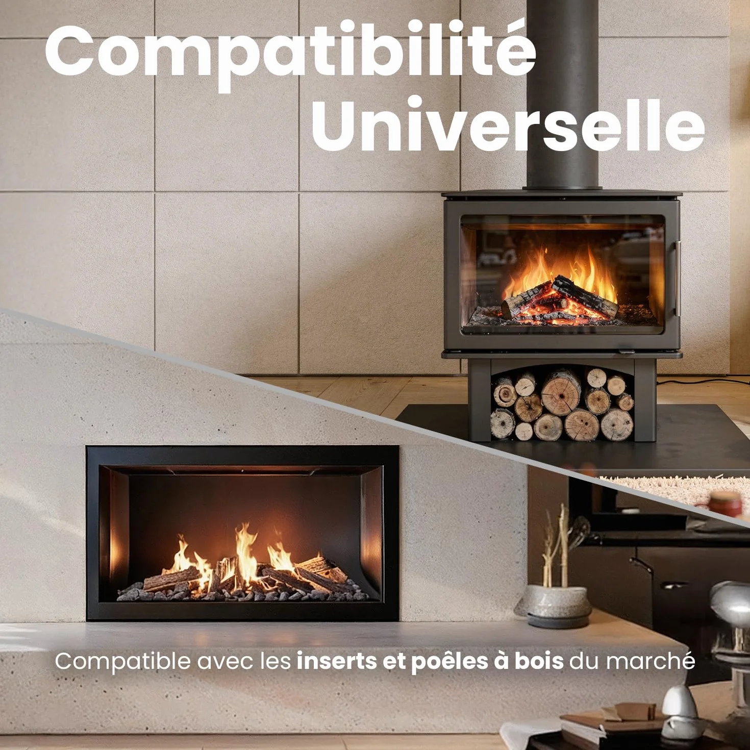 Invicta Chatel 361 x 271 x 4 mm Verre de Rechange Haute Température jusqu'à 800°C
