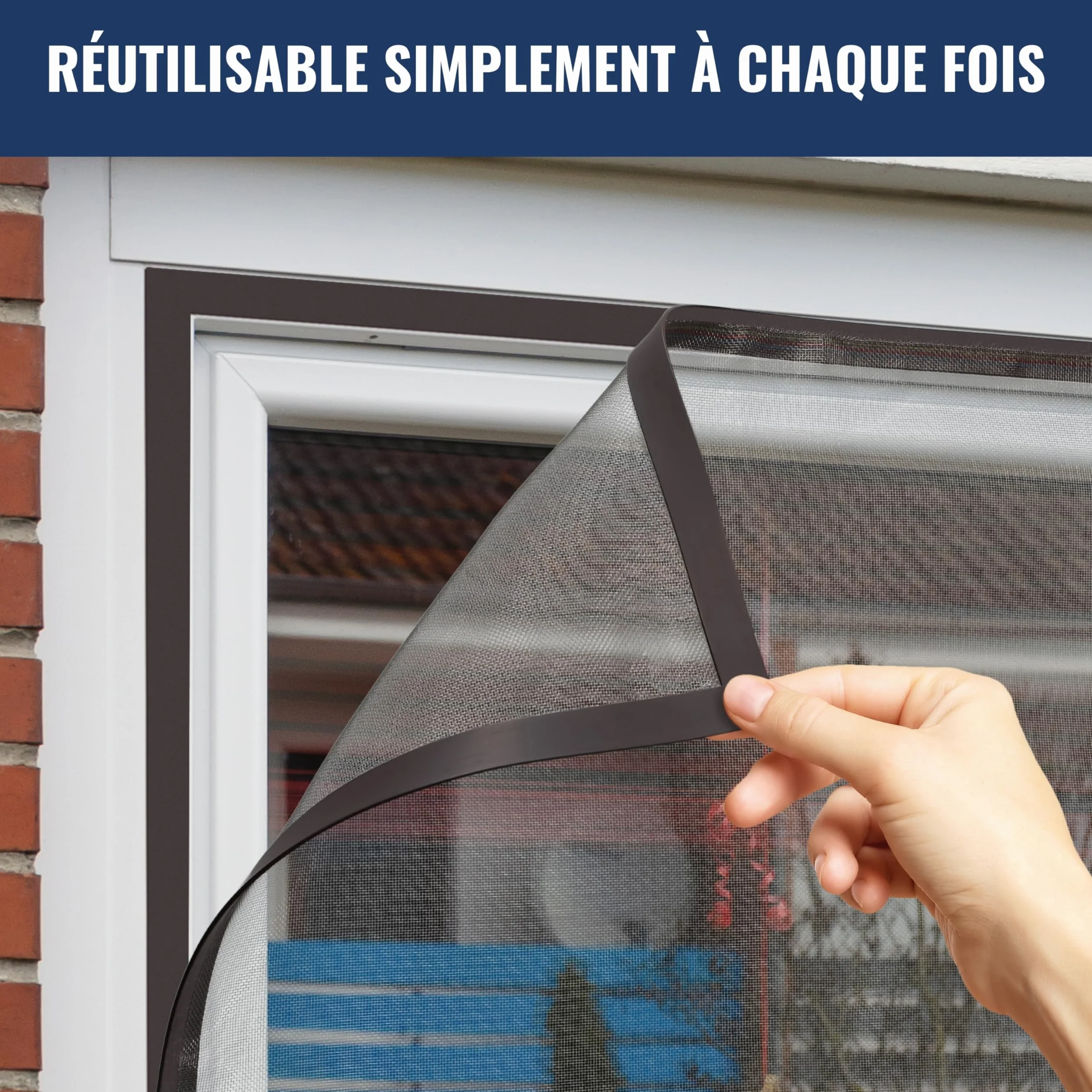 Reorda Bande Magnétique pour Moustiquaires A+B DIY Attraction Mutuelle