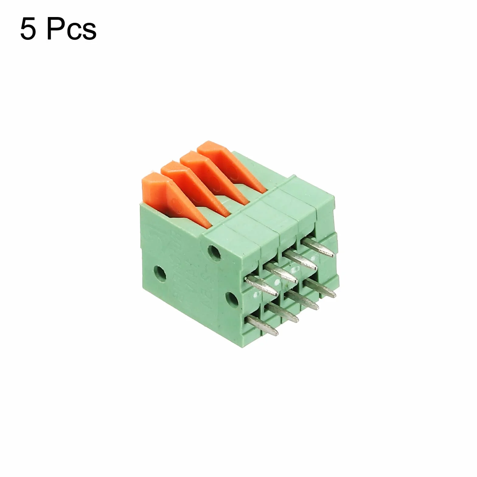sourcing map KF141V 150V 2A 2.54mm 4 Positions PCB Bornier Connexion Paquet de 5