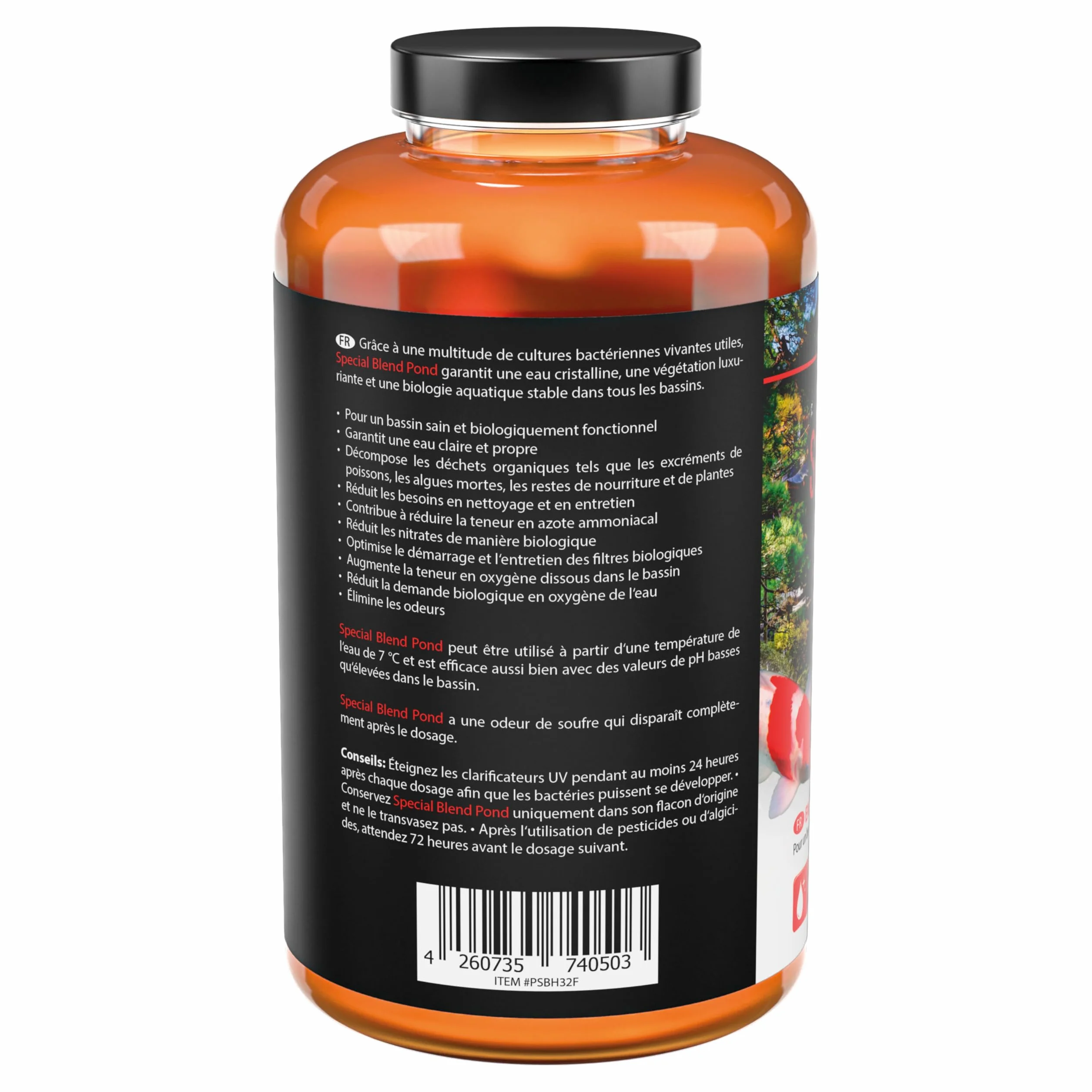 ARKA Pond Special Blend - Mélange bactérien hautement Actif pour Une Eau de Bassin Propre, décompose Les impuretés et est immédiatement biologiquement Actif