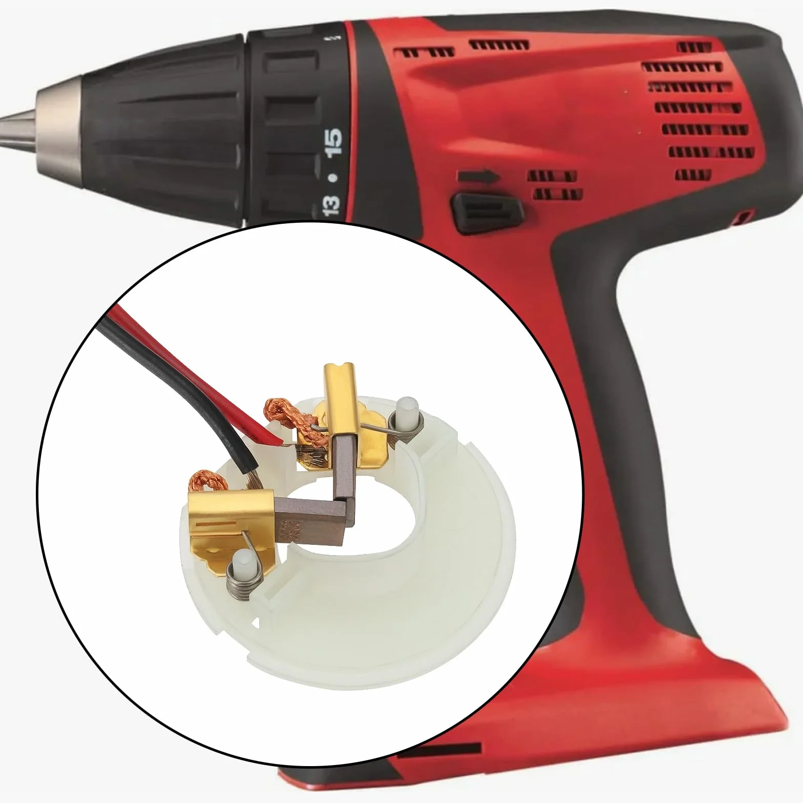 Hilti Lot de 2 Porte-balais de Charbon pour Tournevis sans Fil 14,4 V SFC 14-A SFC 22