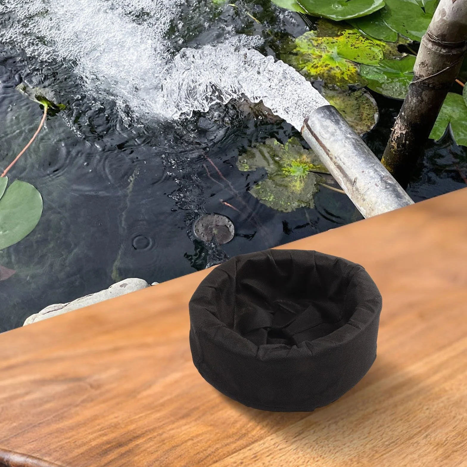 Panier de plantation flottant de 25 cm pour plantes aquatiques favorisant une croissance saine des plantes aquatiques