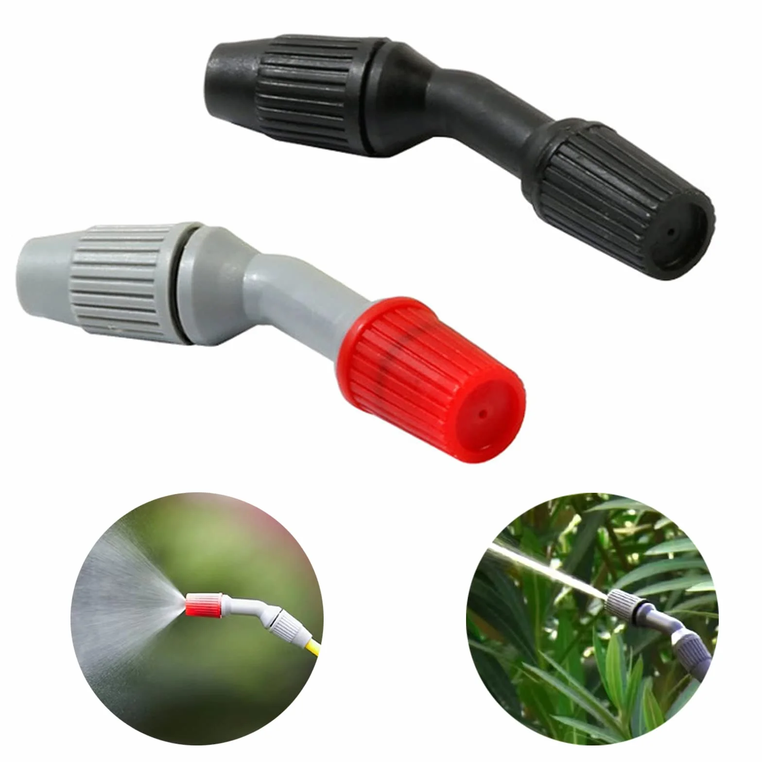 Lot de 2 buses de pulvérisation pour désherbeur de mauvaises herbes Cône Pièces de rechange Buse de pulvérisation de rechange Système professionnel pour arrosage et nettoyage