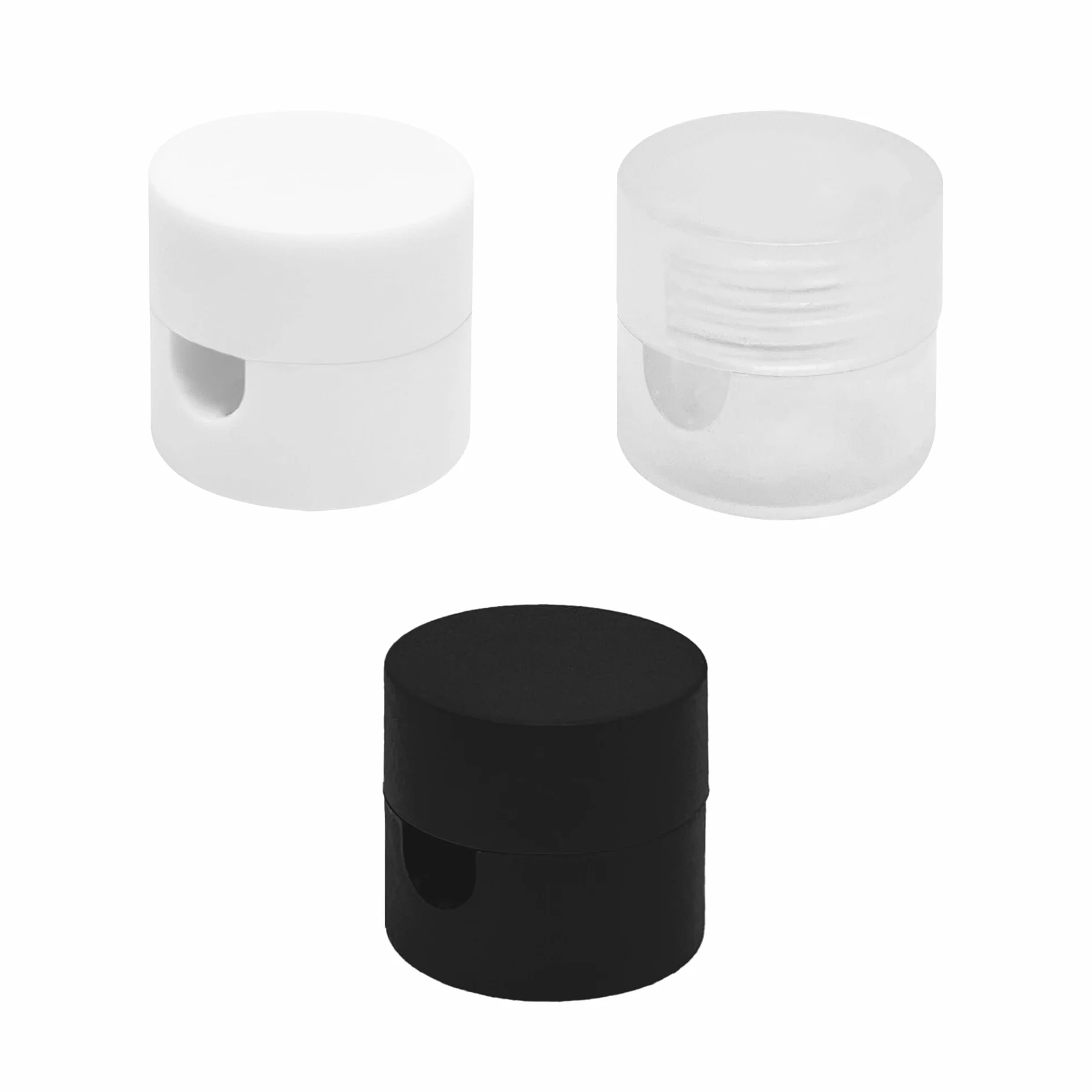 Support Mural et Plafonnier pour Câbles 8 pièces Blanc Ø20x18 mm Fixation au Plafond avec vis et chevilles
