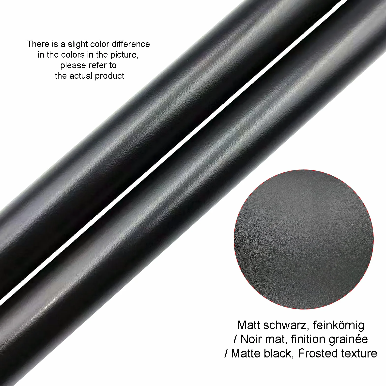 Barres de Suspension pour balancelles avec auvent(76 cm/ 30", 2 pièces), Barres de Rechange pour balançoires de Jardin et balançoires de véranda, Noir Mat, Barres Rondes en métal