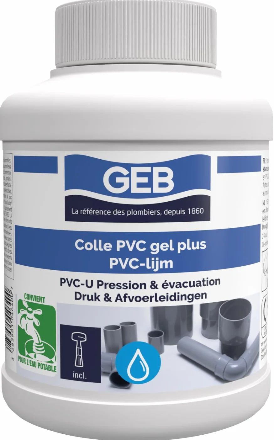 GEB Colle gel plus PVC 250 ml