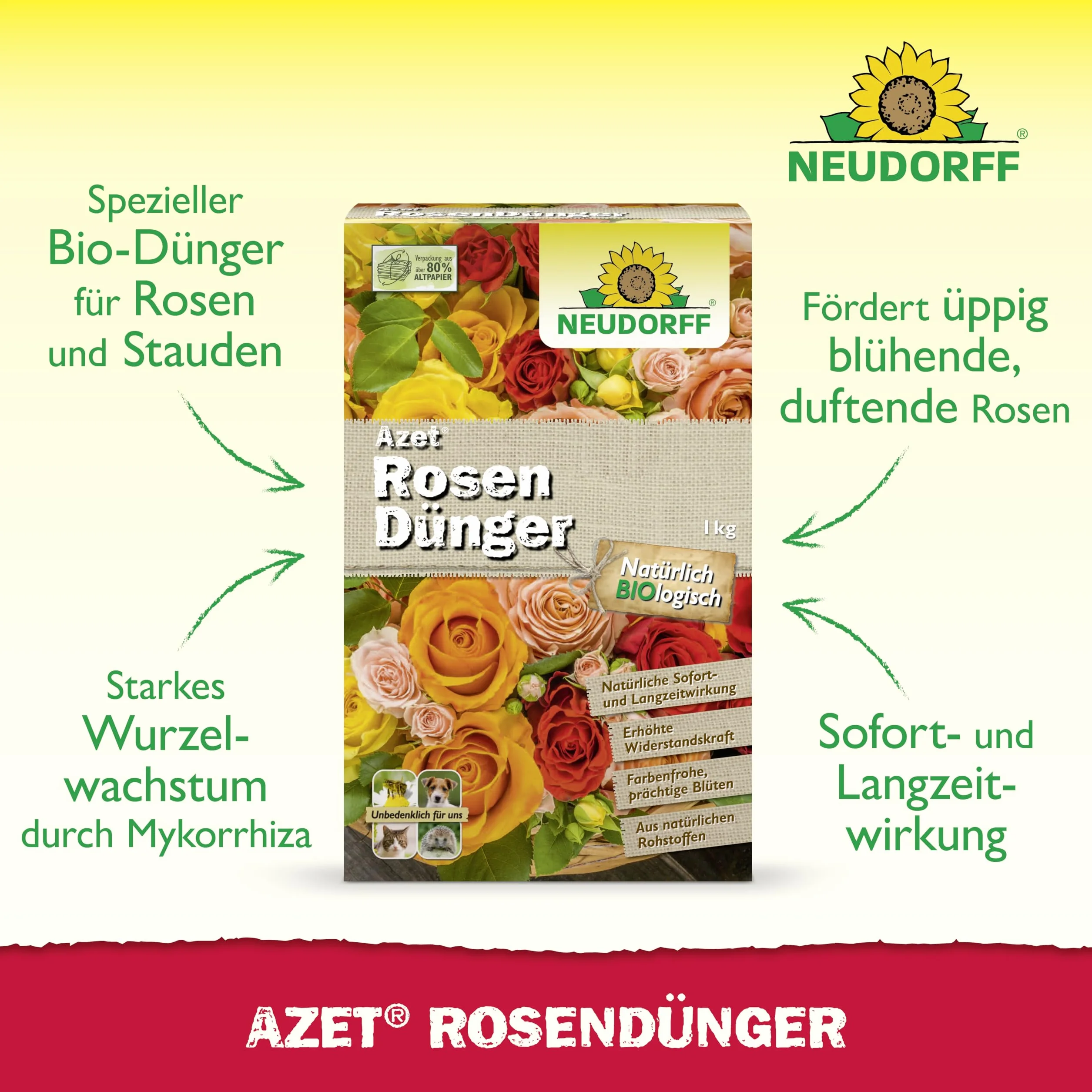 Neudorff Azet Engrais pour Rosier 1 kg