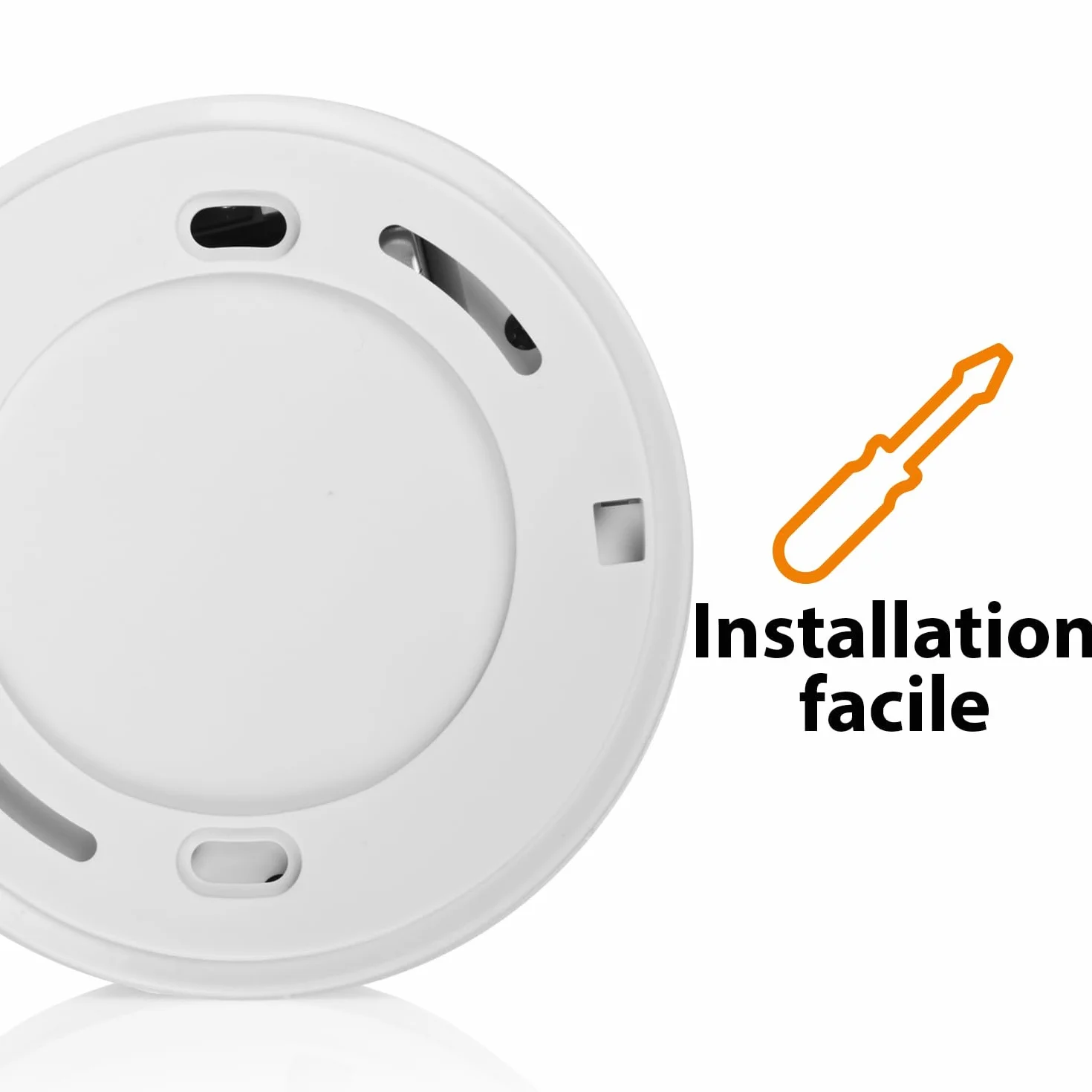 Smartwares Lot de 2 détecteurs de fumée Capteur Optique 10 Ans 85 dB