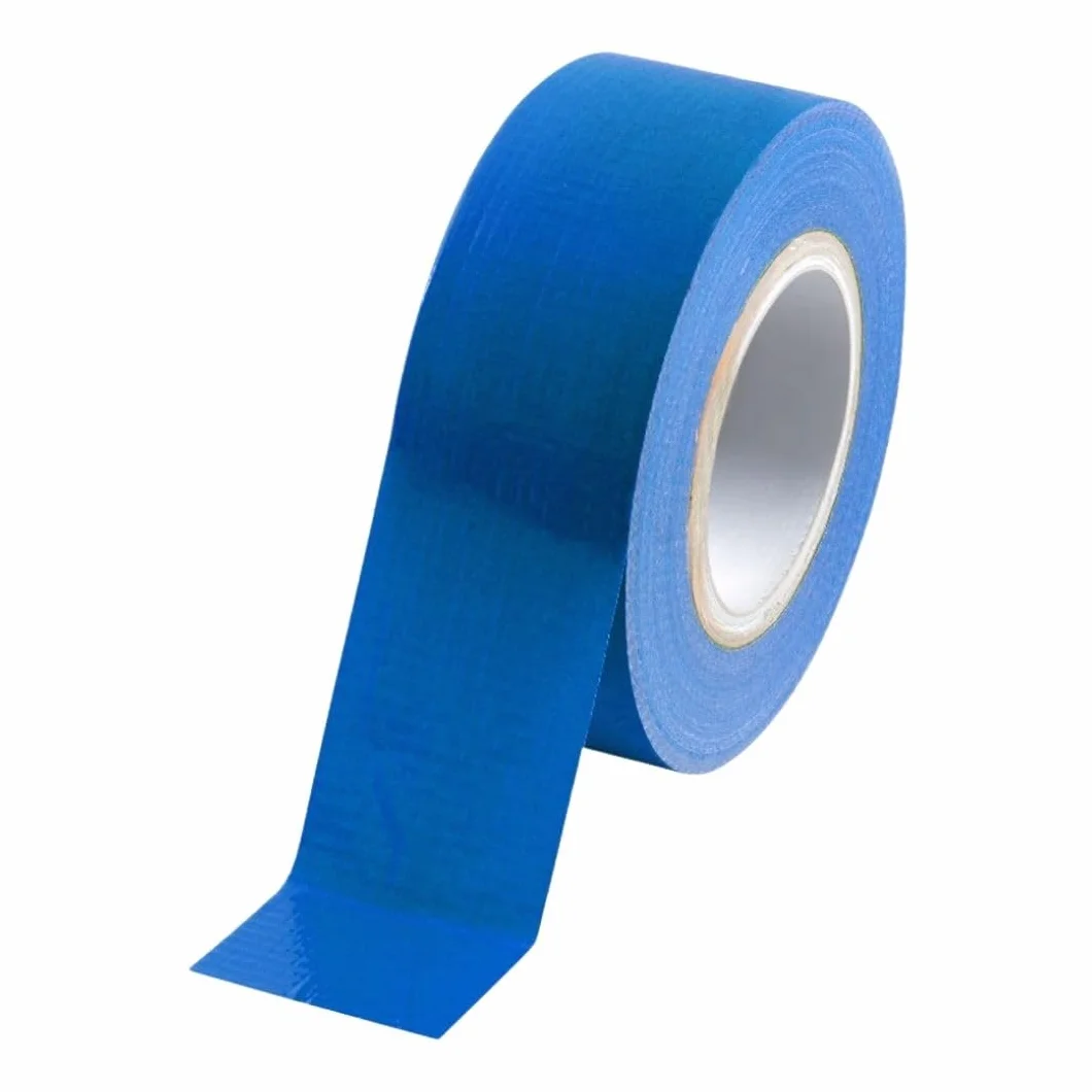 Ruban gaffer standard 50 mm x 50 m, adhésif caoutchouc synthétique, épaisseur 0,17 mm, bleu