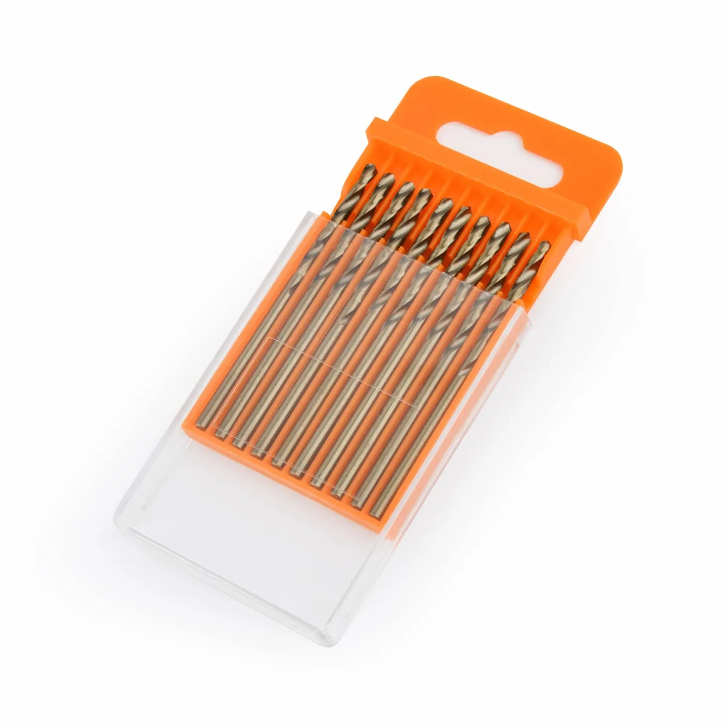 Mèche Cobalt M35 2mm Jeu de 10 Forets HSS pour Métal Acier Inoxydable Bois Plastique
