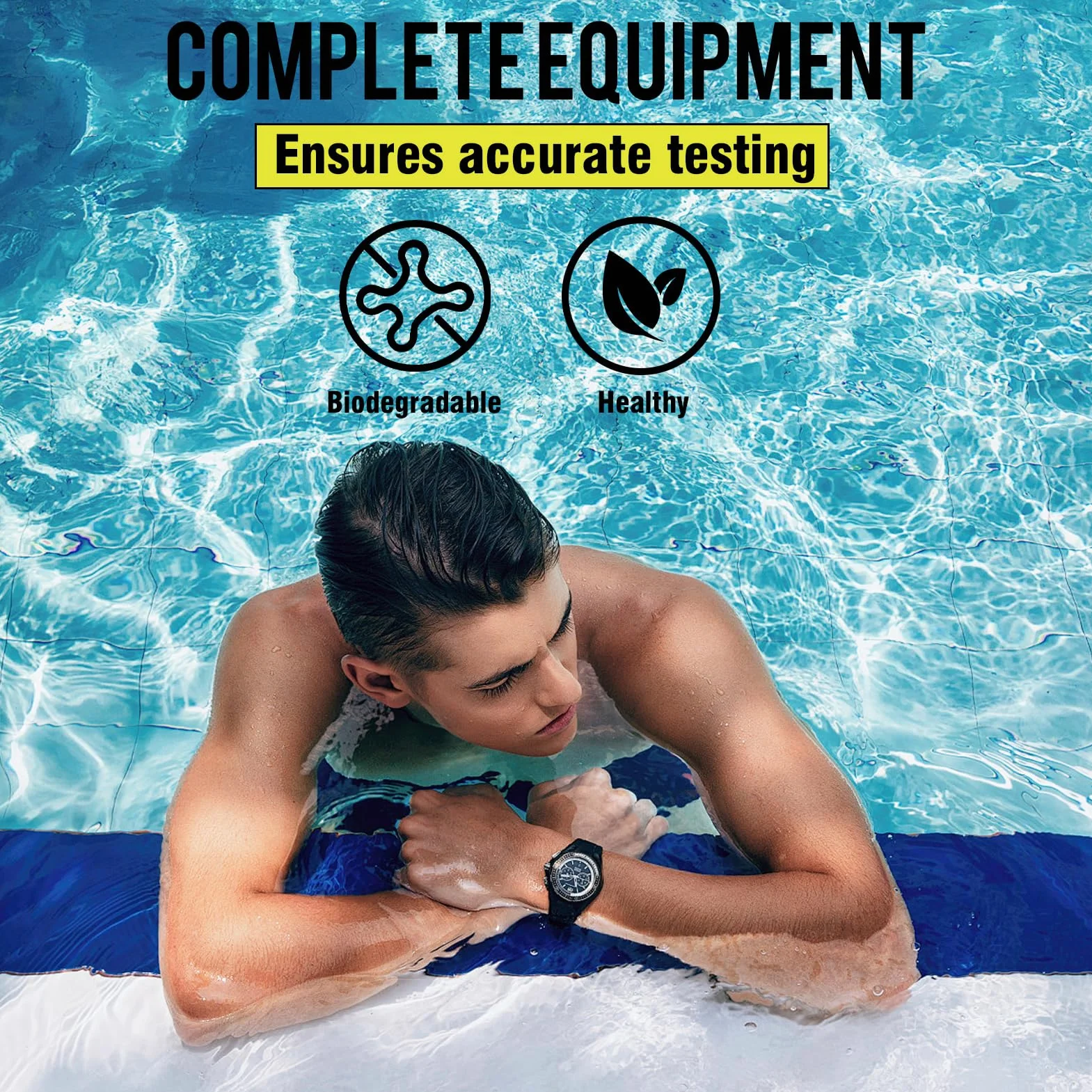 Colorant Fuite Piscine, Détecteur Fuite Piscine, Fluorescéine Forte, Solubilité dans l'Eau