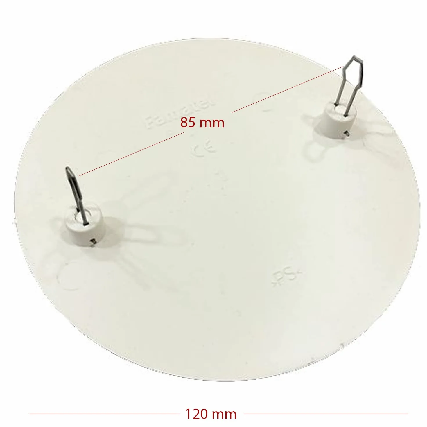 CABLEPELADO Couvercle de boîte d'enregistrement rond 100 mm Blanc