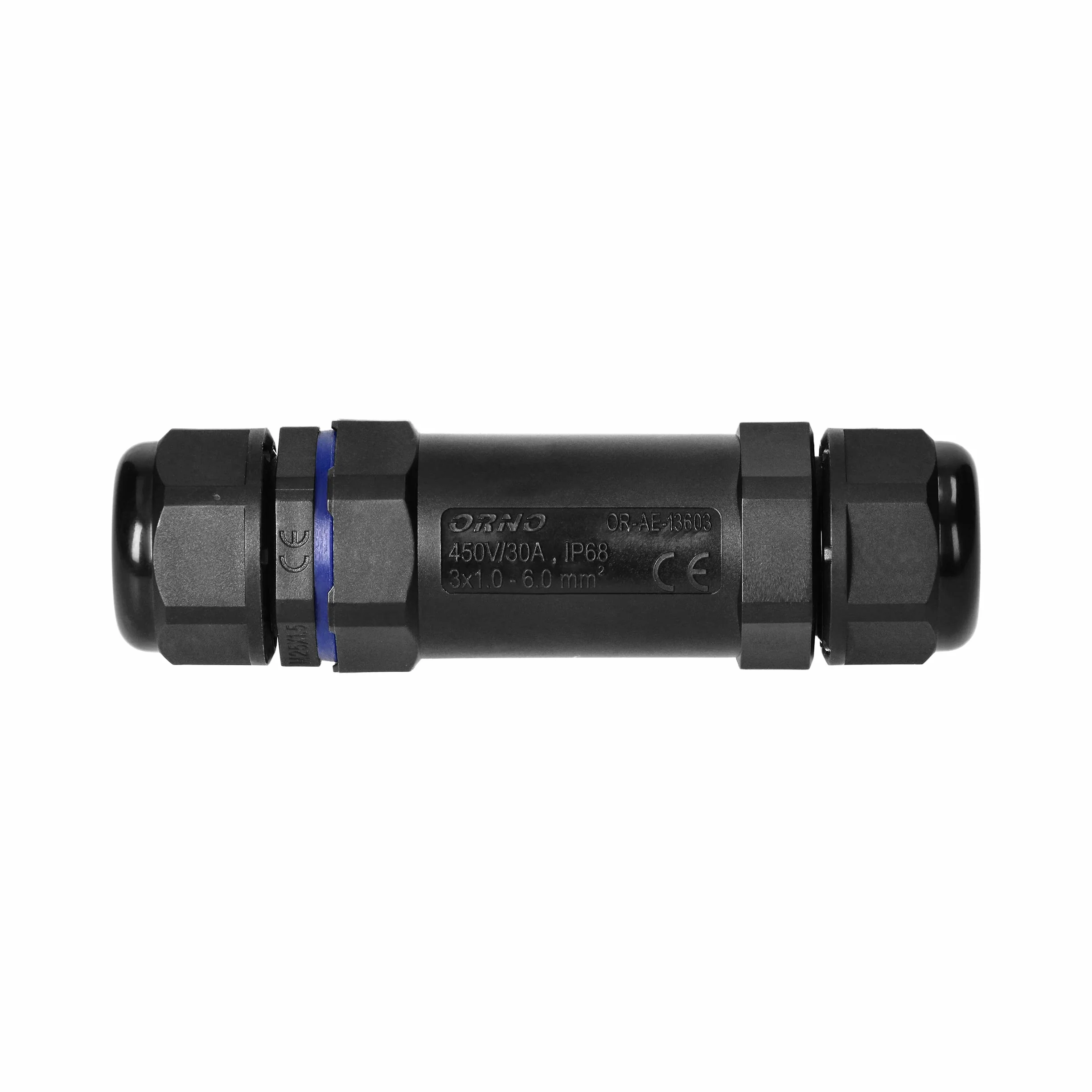 ORNO AE-13603 Connecteur Etanche IP68 M25 3x6mm² 450V/30A