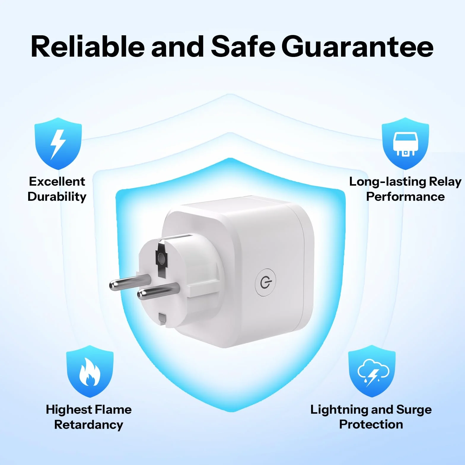 SONOFF S61s Prise Connectée WiFi 16A 3840W Compatible Matter Alexa Google Apple Home