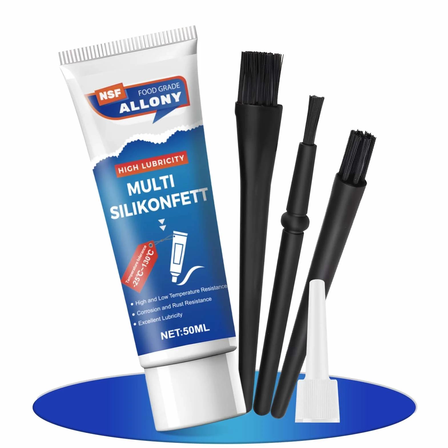 ALLONY Graisse Alimentaire Machine à Café 50ml, Graisse Silicone pour Joints et Joints Toriques