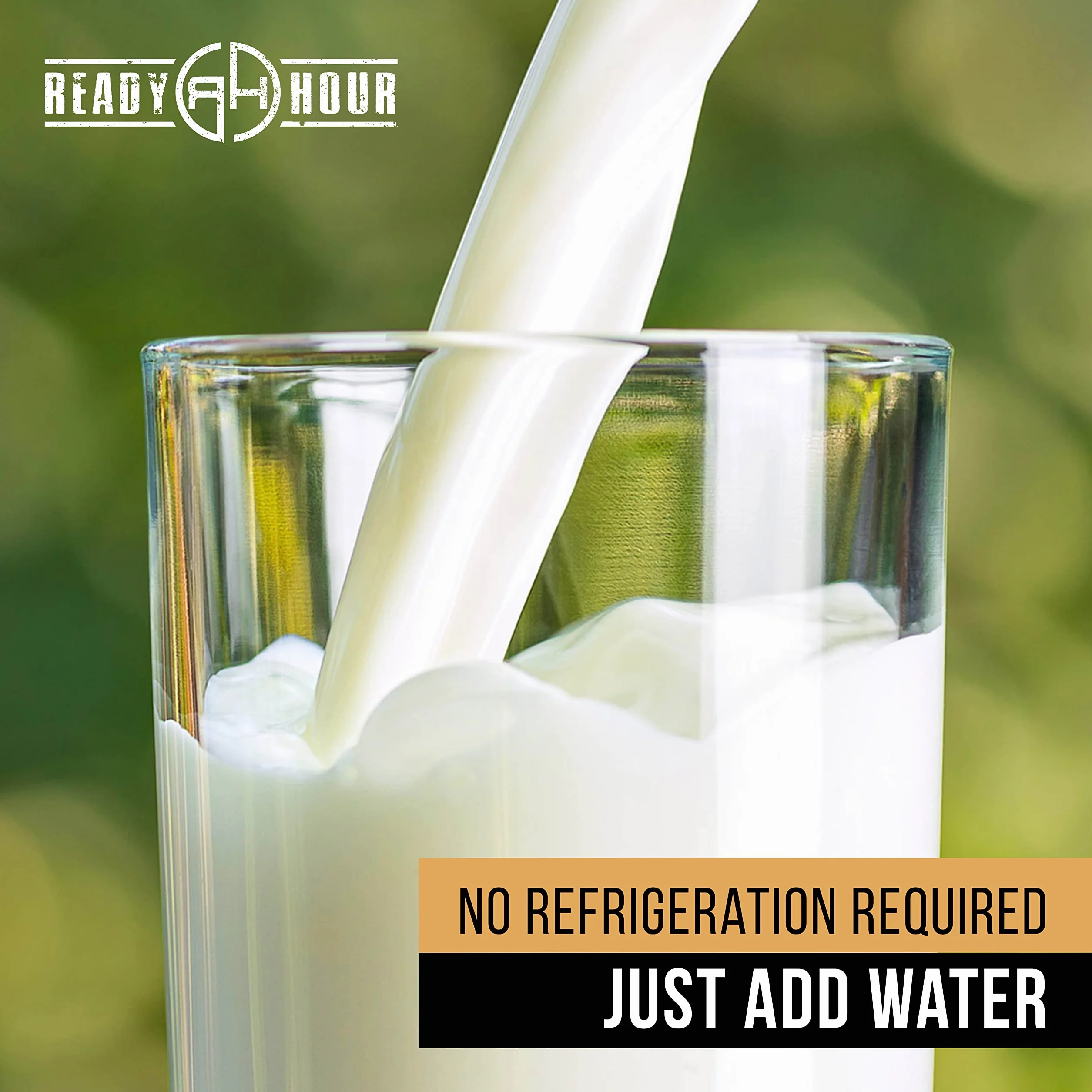 Ready Hour Lait en poudre en vrac, lactosérum non périssable, durée de conservation 25 ans, approvisionnement alimentaire d'urgence portable