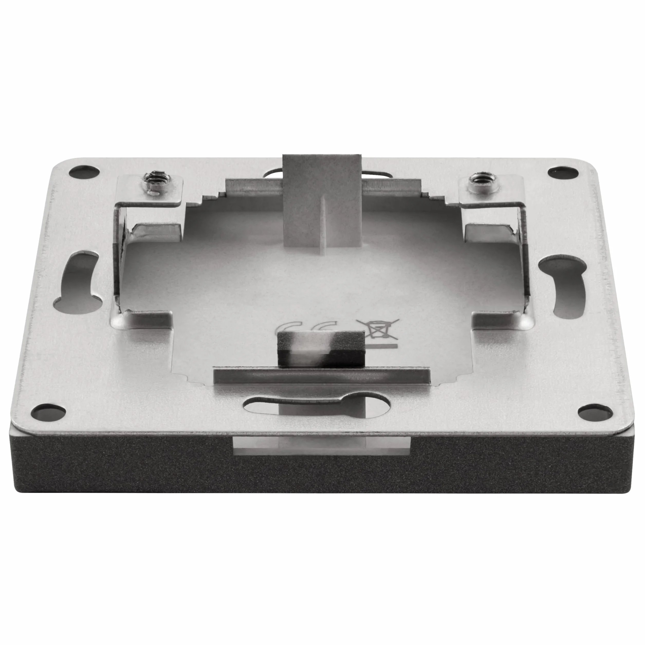 MC POWER Cache prise encastrable pour volet roulant Shallow UP anthracite
