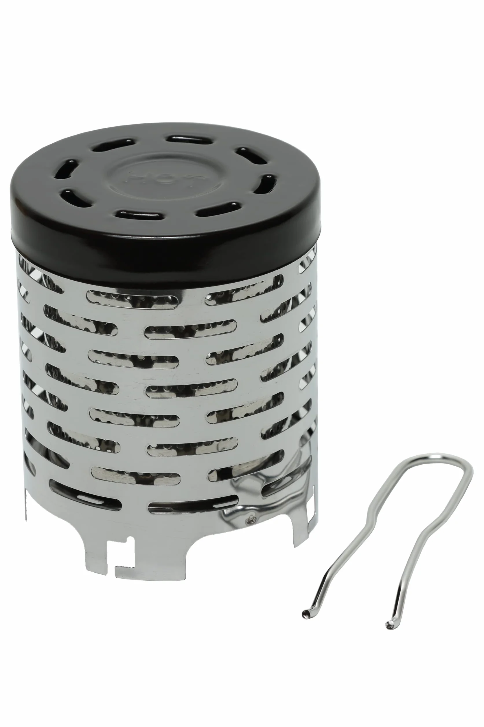 Kit de chauffage pour réchaud à gaz - Réchaud de camping en acier inoxydable - Couvercle de chauffage pour tente
