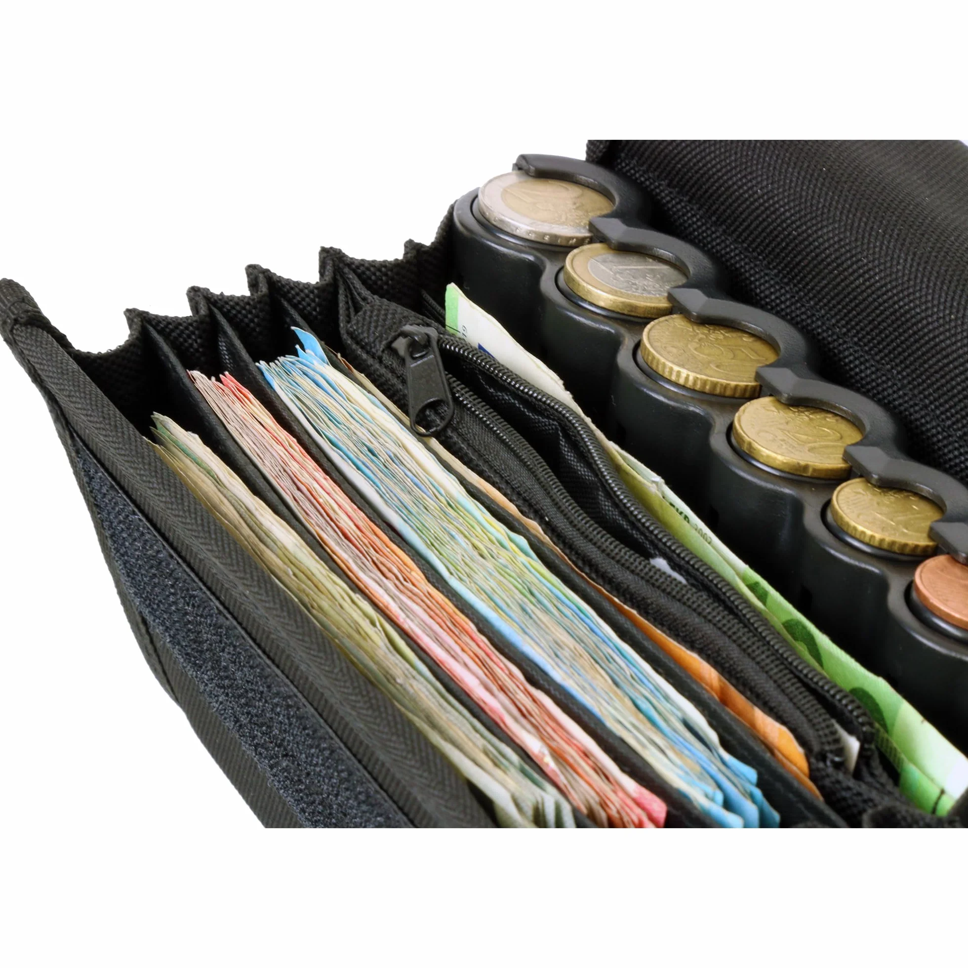 Sacoche Serveur Professionnelle Monnayeur Euro 8 Pièces fabriqué en Europe Scratch XXL