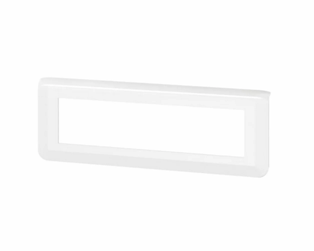 Legrand Mosaic 078818L Plaque de Finition Horizontale 8 Module Blanc