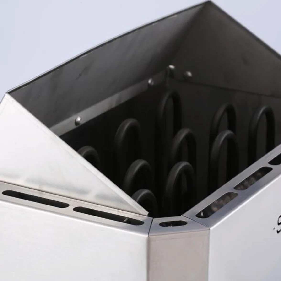 Desineo Poêle à Sauna 9 KW Premium Commande déportée INOX