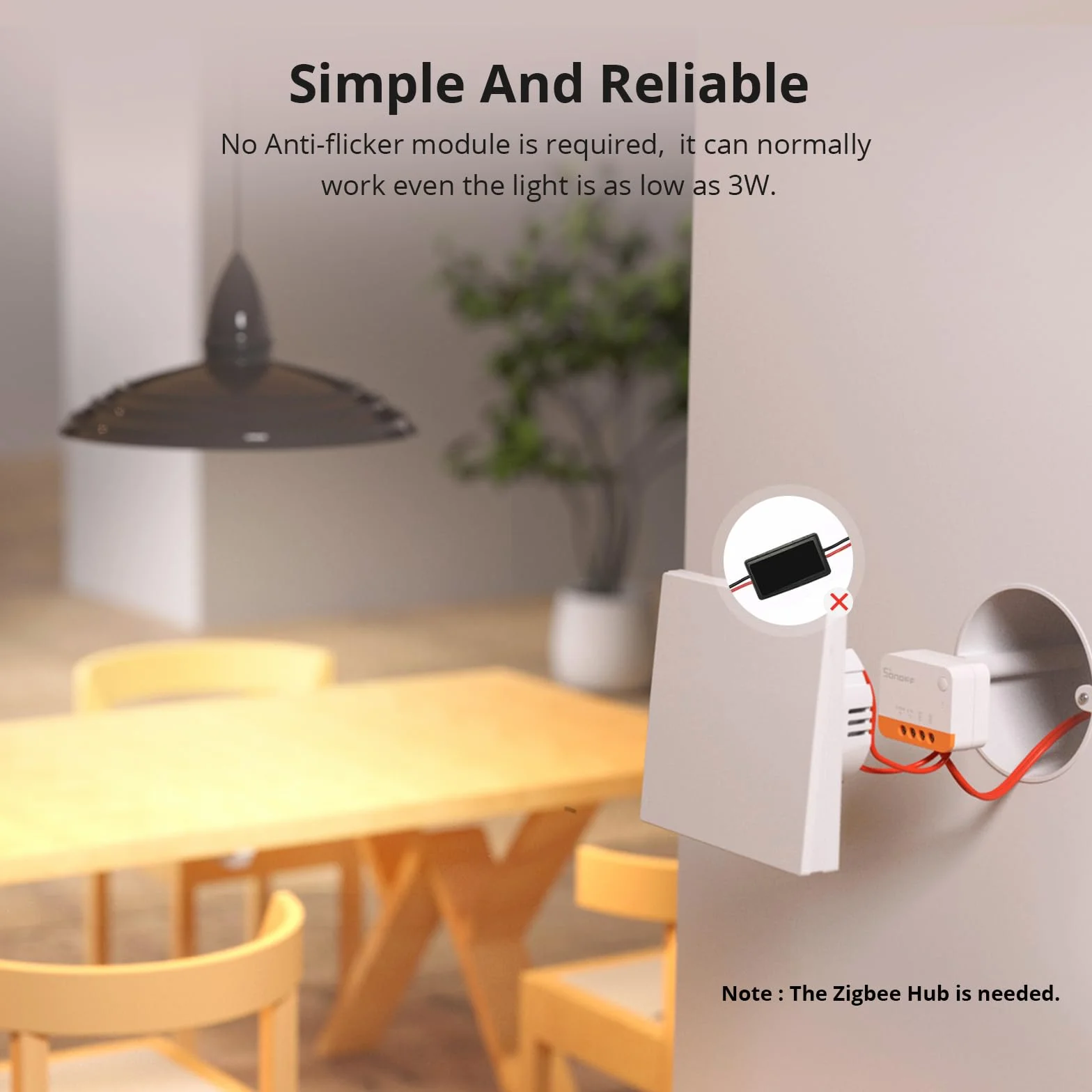 SONOFF ZBMINIL2 ZigBee Interrupteur Intelligent 2 Way Smart Switch 6A 1440W 4 Pack