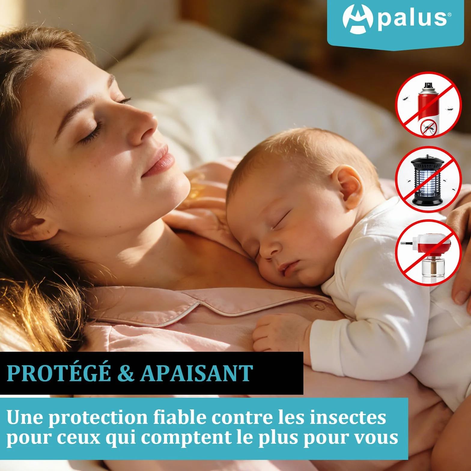 Apalus Moustiquaire Universelle Transparente 130x150 cm Lot de 2 Blanc
