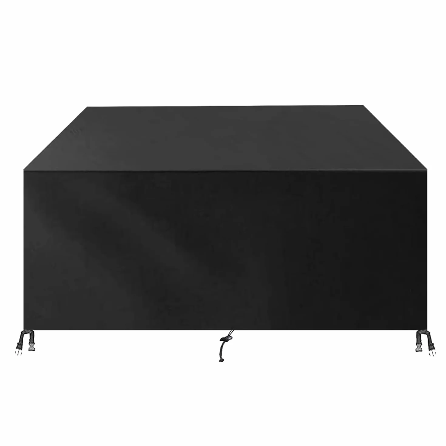 Housse Salon de Jardin Imperméable 420D Tissu Oxford pour Patio Table Chaises Extérieure 240x136x88cm Noir