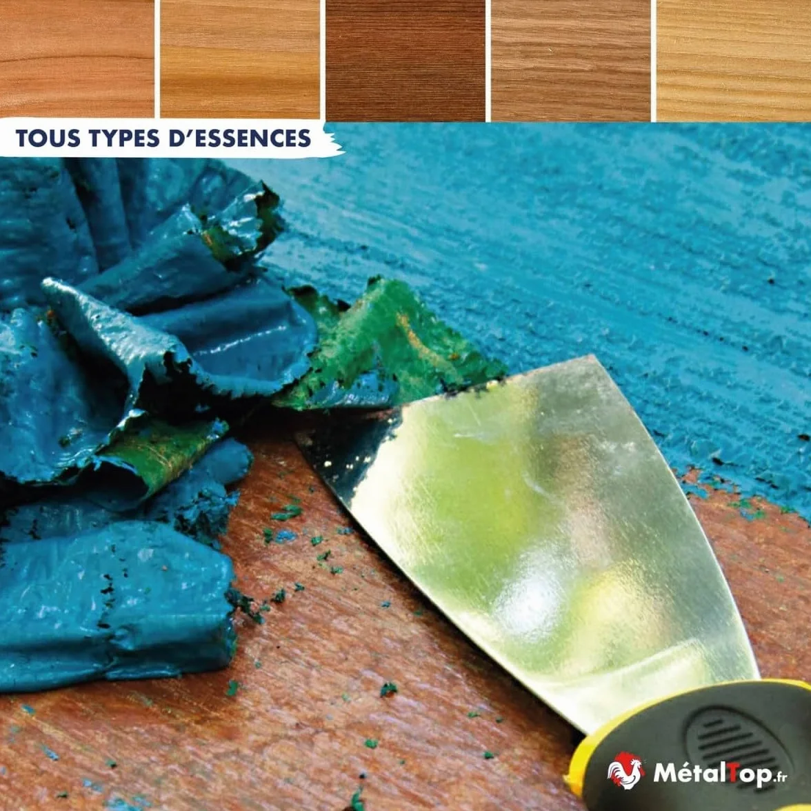 Metaltop Decapant Bois 1 L Spécial peintures vernis lasures vitrificateur