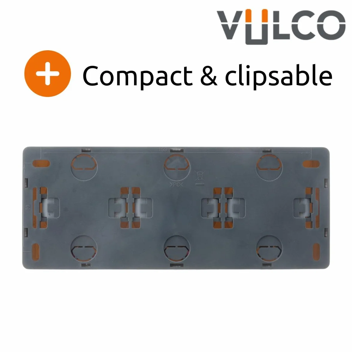 Vulco Zenitech Prise triple saillie 2P+T 16A blanc