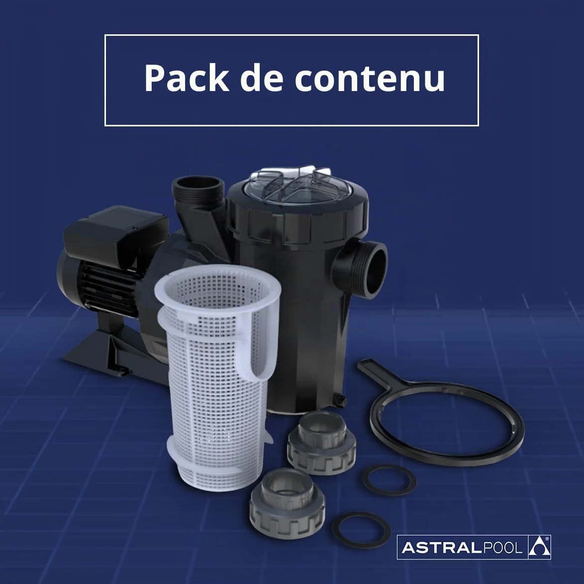 Astral Victoria Plus 38773 Pompe de piscine Noir 1 CV II V 230